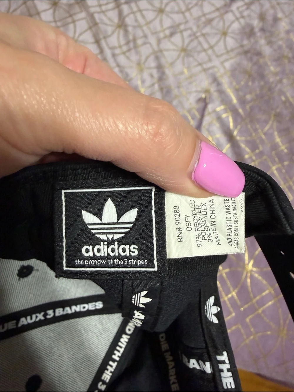 💥 KIDS Adidas Black Trefoil Baseball Cap